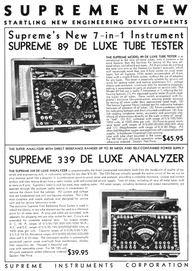 Supreme 89 De Luxe, 339 De Luxe