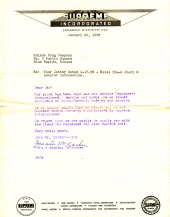 1958 Letter