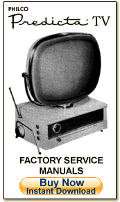 Philco Predicta TV Schematics