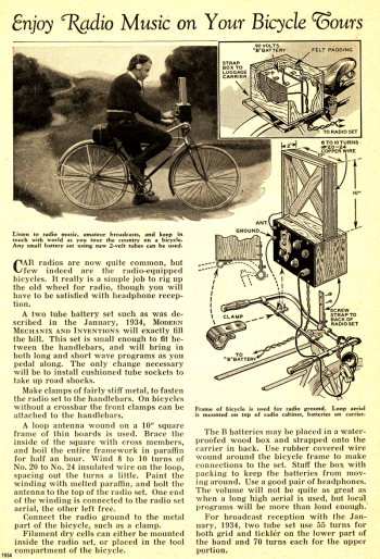 1934 Bicycle Radio