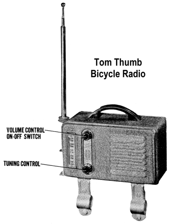 Tom Thumb Bicycle Radio