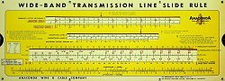 Anaconda Transmission Line Slide Rule