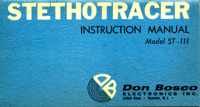 Stethotracer Instruction Manual