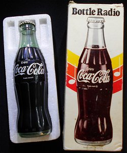 Coca-Cola Bottle AM Radio