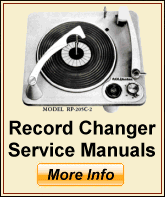 Record Changer Service Manuals