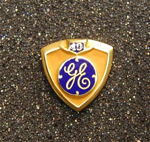 GE 10 Year Service Pin