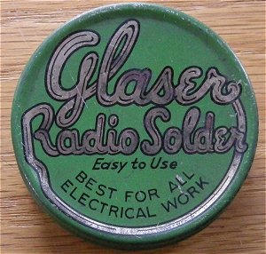Glaser Radio Solder Tin