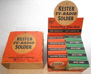 Kester Solder Display Box