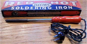 Red Hot Soldering Iron