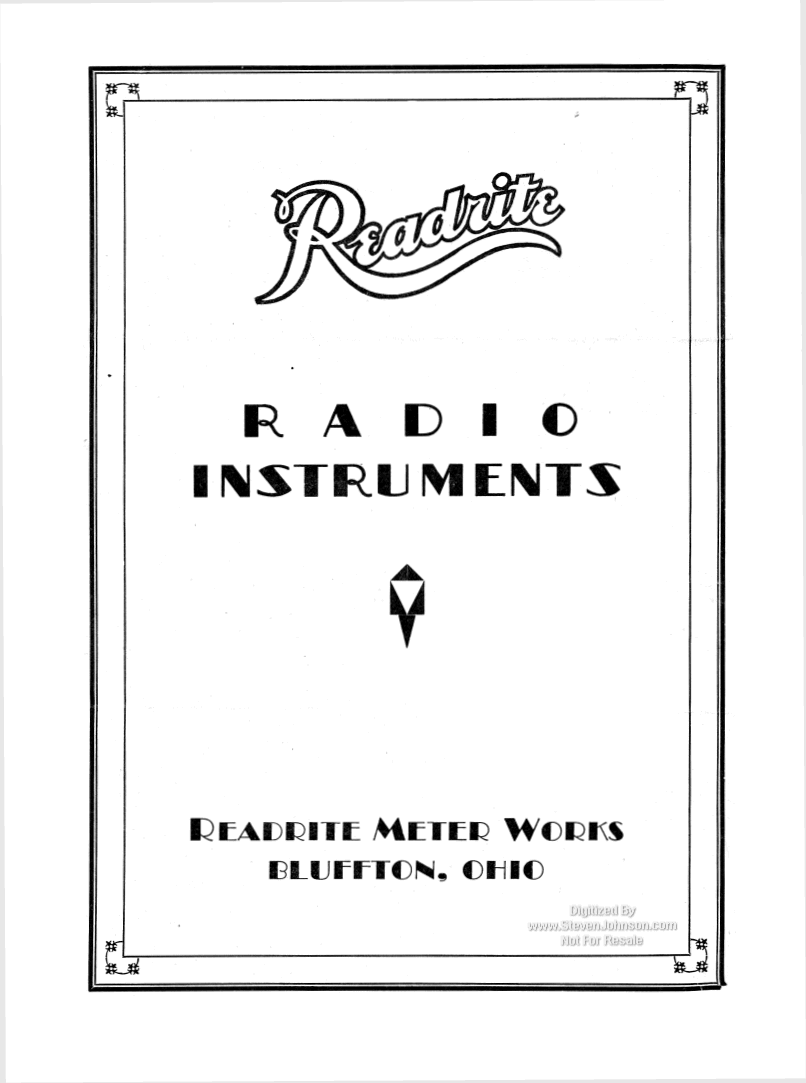 Readrite Catalog Cover